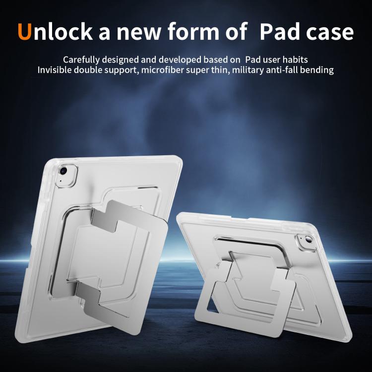 For iPad Air 13 2026 / 2025 / 2024 Invisible Holder PC Hydric TPU Tablet Case