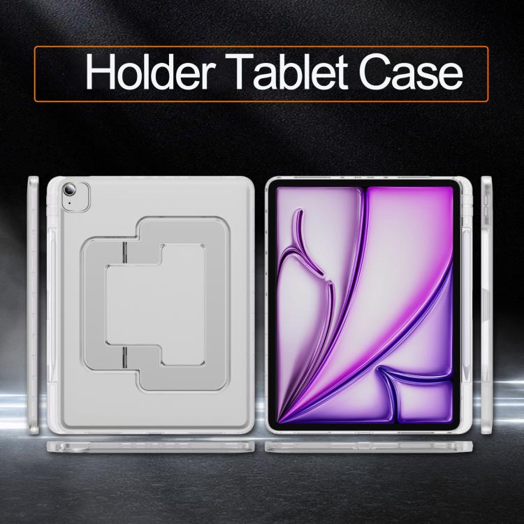 For iPad Air 13 2026 / 2025 / 2024 Invisible Holder PC Hydric TPU Tablet Case