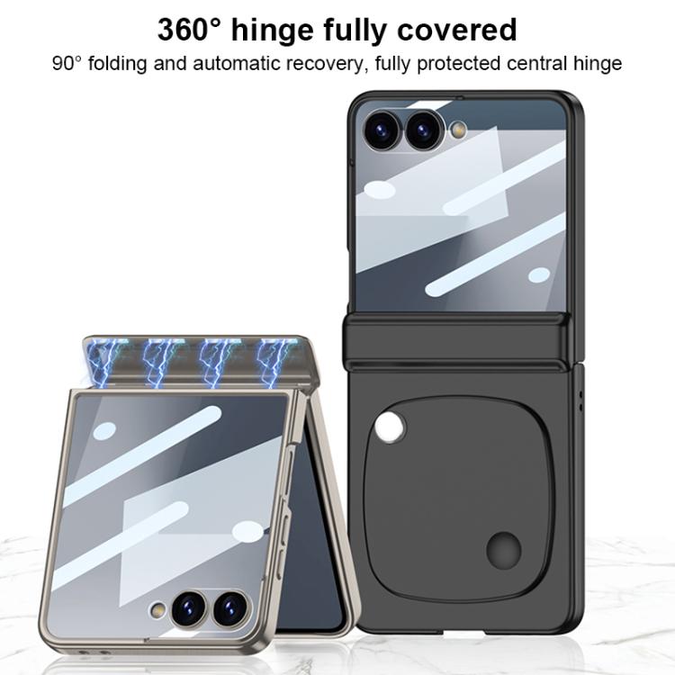 For Samsung Galaxy Z Flip7 5G GKK Integrated Magnetic Folding Hinge Beauty Phone Case