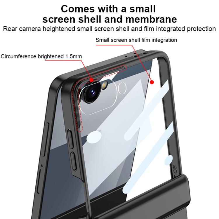 For Samsung Galaxy Z Flip7 5G GKK Integrated Magnetic Folding Hinge Beauty Phone Case