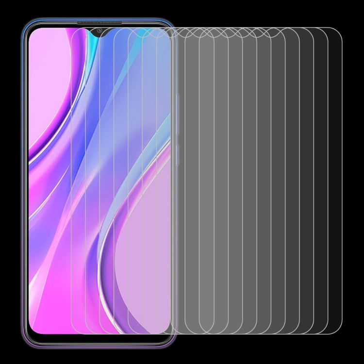 For Xiaomi Redmi 9 (India) 10 PCS 0.26mm 9H 2.5D Tempered Glass Film