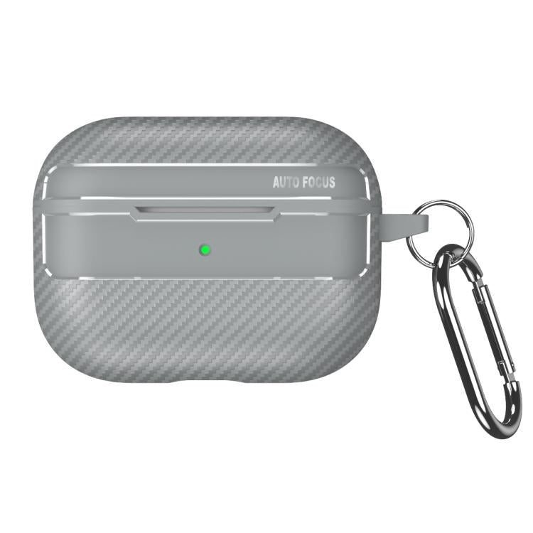 For AirPods Pro 3 Carbon Fiber Texture Bluetooth Earphone Protective Case