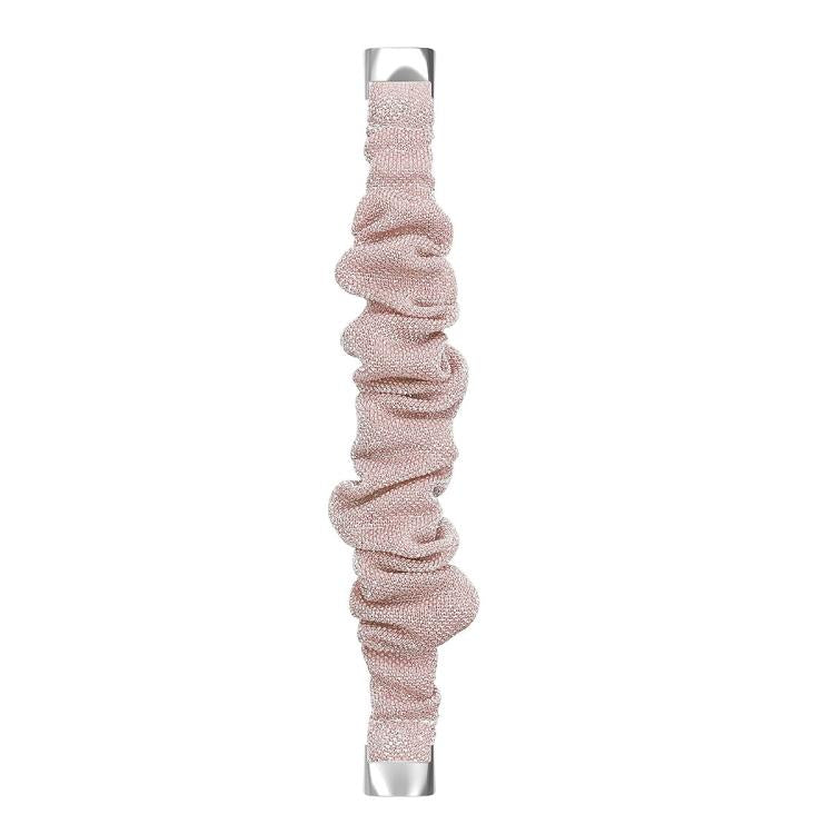 xDfind Polyester Elastic Wreath Watch Band For Fitbit Luxe, Size:L