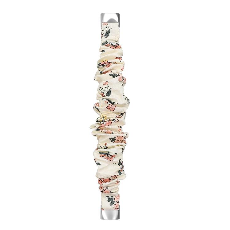 xDfind Polyester Elastic Wreath Watch Band For Fitbit Luxe, Size:L