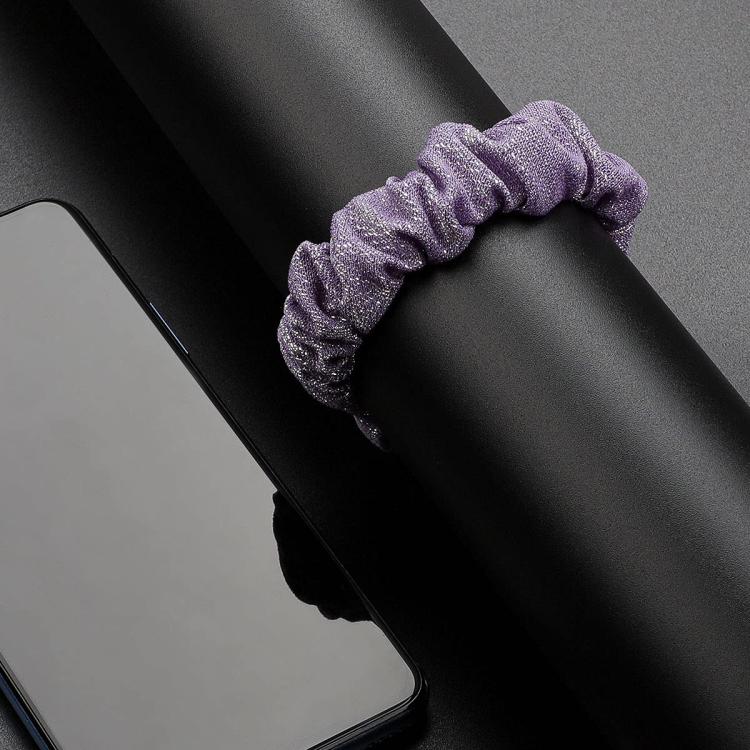 xDfind Polyester Elastic Wreath Watch Band For Fitbit Luxe, Size:L