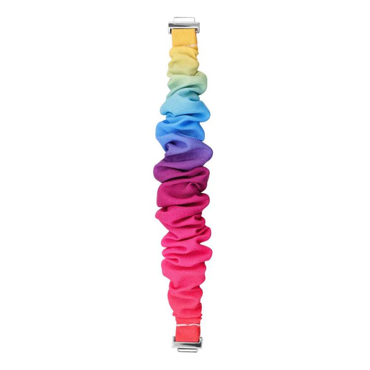 xDfind Polyester Elastic Wreath Watch Band For Fitbit Inspire, Size:S