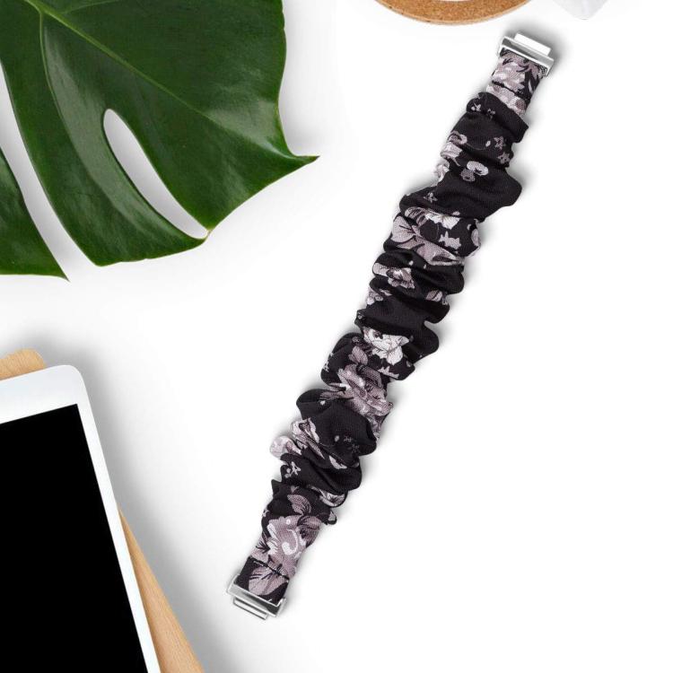 xDfind Polyester Elastic Wreath Watch Band For Fitbit Inspire, Size:S
