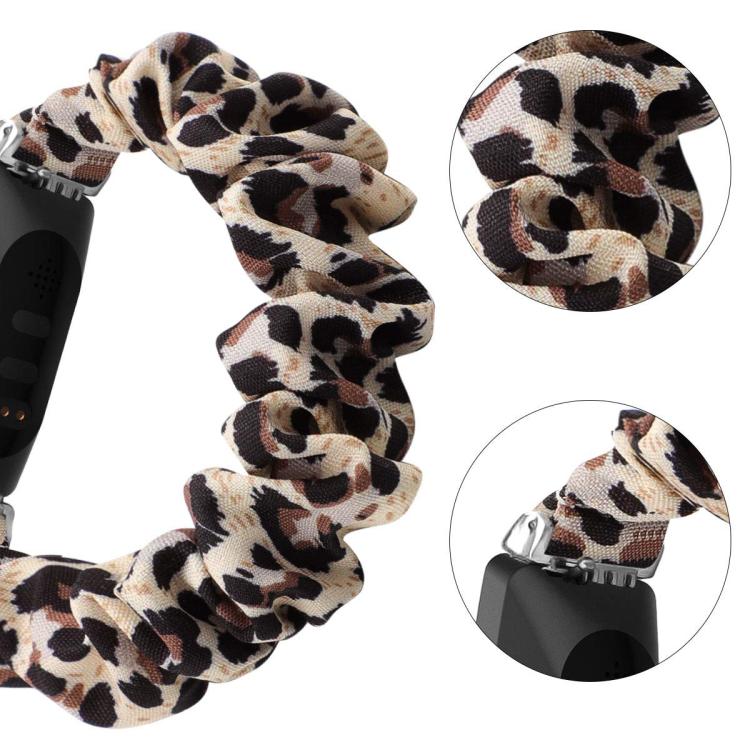 xDfind Polyester Elastic Wreath Watch Band For Fitbit Inspire, Size:S
