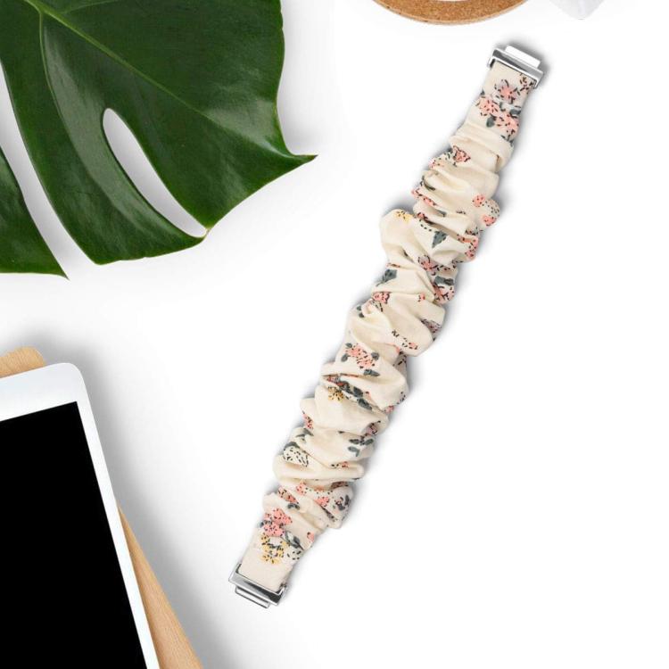 xDfind Polyester Elastic Wreath Watch Band For Fitbit Inspire, Size:S