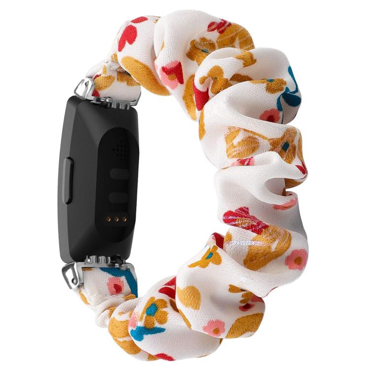 xDfind Polyester Elastic Wreath Watch Band For Fitbit Inspire, Size:S