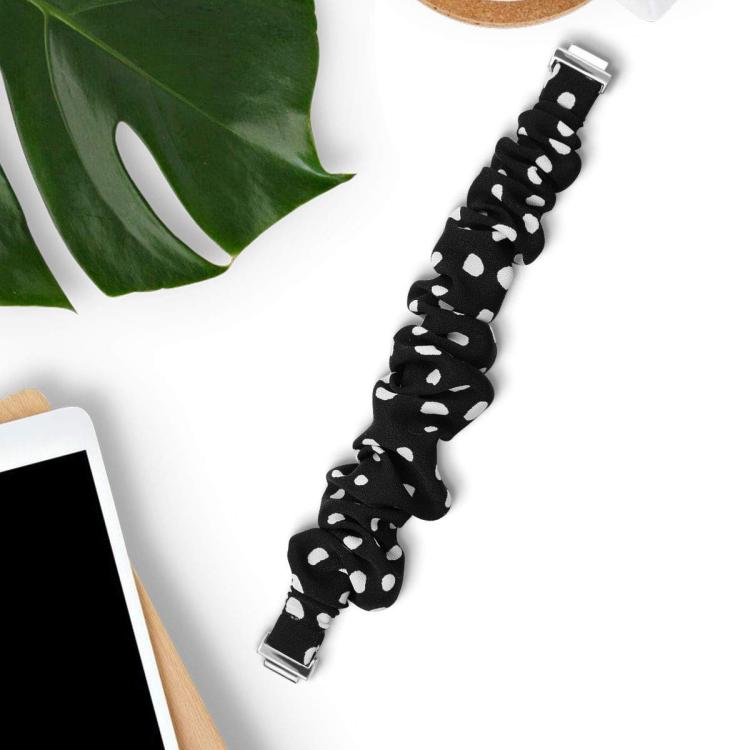 xDfind Polyester Elastic Wreath Watch Band For Fitbit Inspire, Size:L