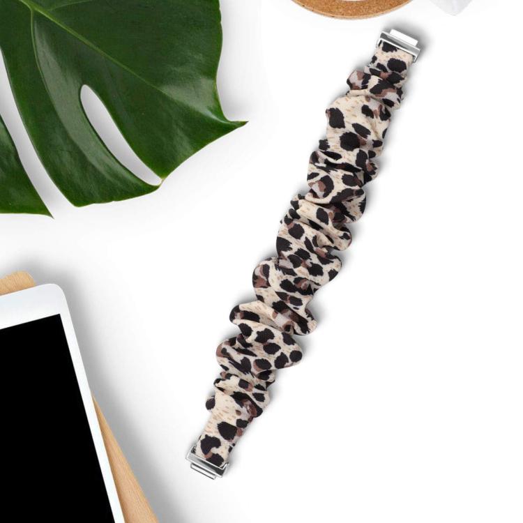 xDfind Polyester Elastic Wreath Watch Band For Fitbit Inspire, Size:L