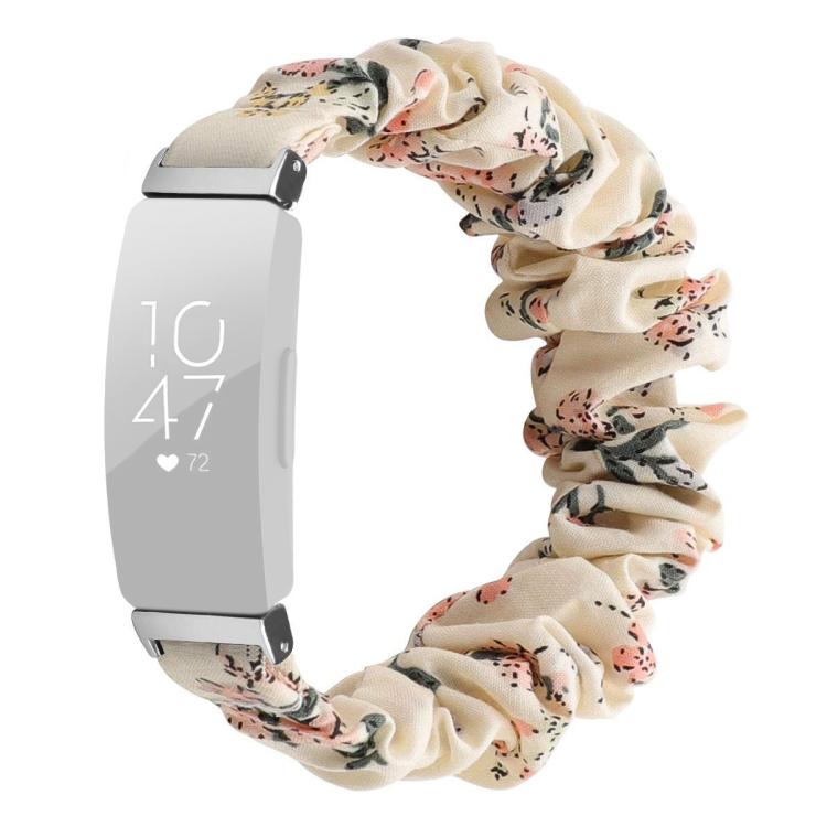 xDfind Polyester Elastic Wreath Watch Band For Fitbit Inspire, Size:L