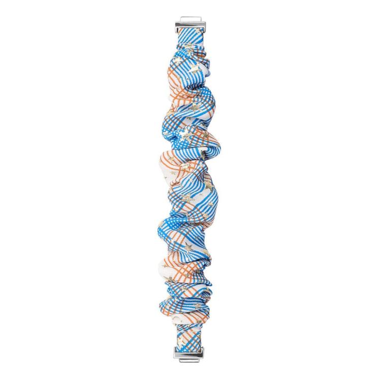 xDfind Polyester Elastic Wreath Watch Band For Fitbit Inspire, Size:L