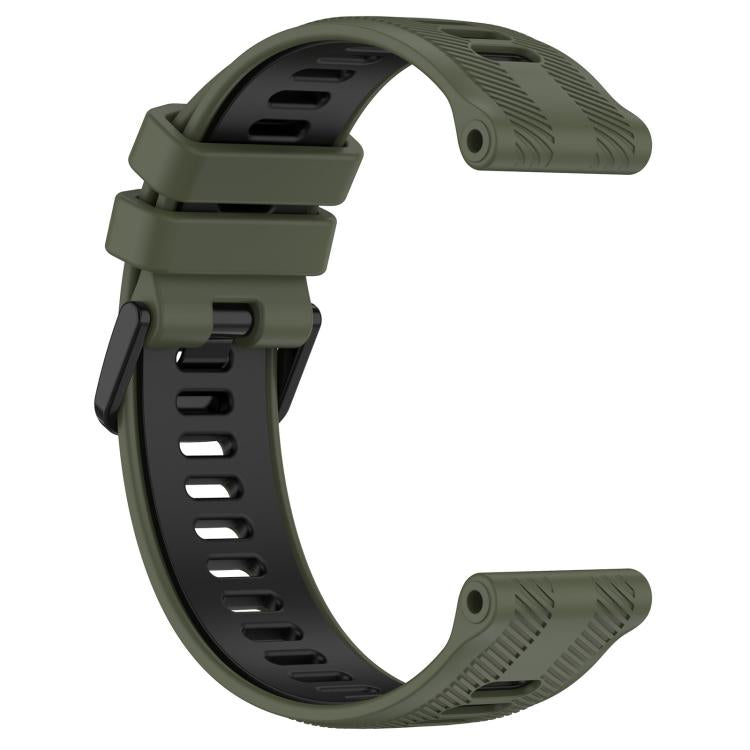 For Garmin Forerunner 965 xDfind Two Color Silicone Watch Band