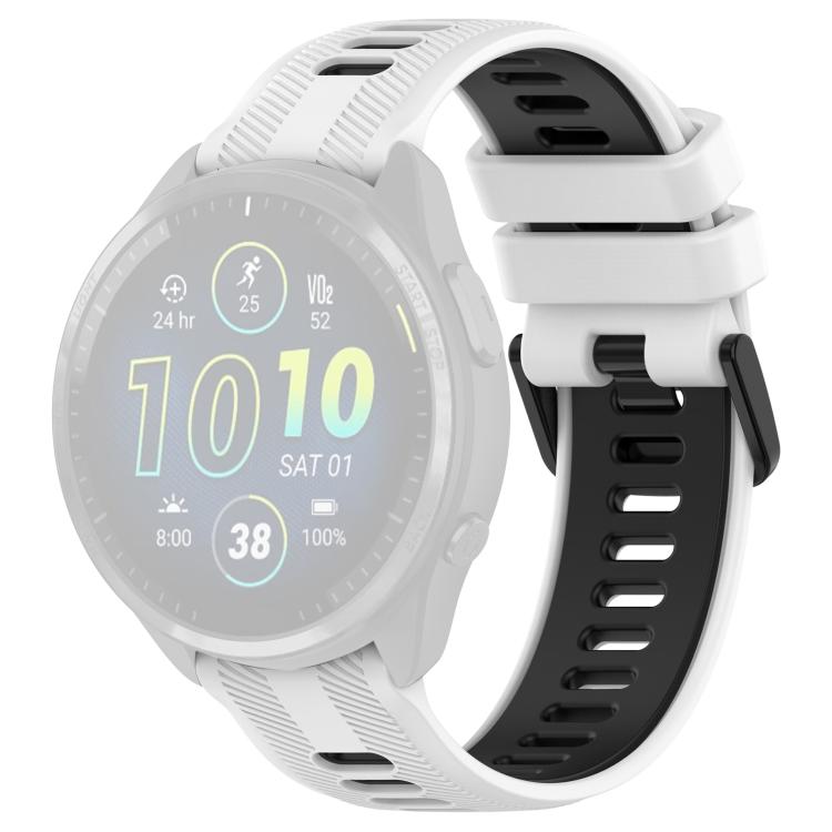 For Garmin Forerunner 965 xDfind Two Color Silicone Watch Band