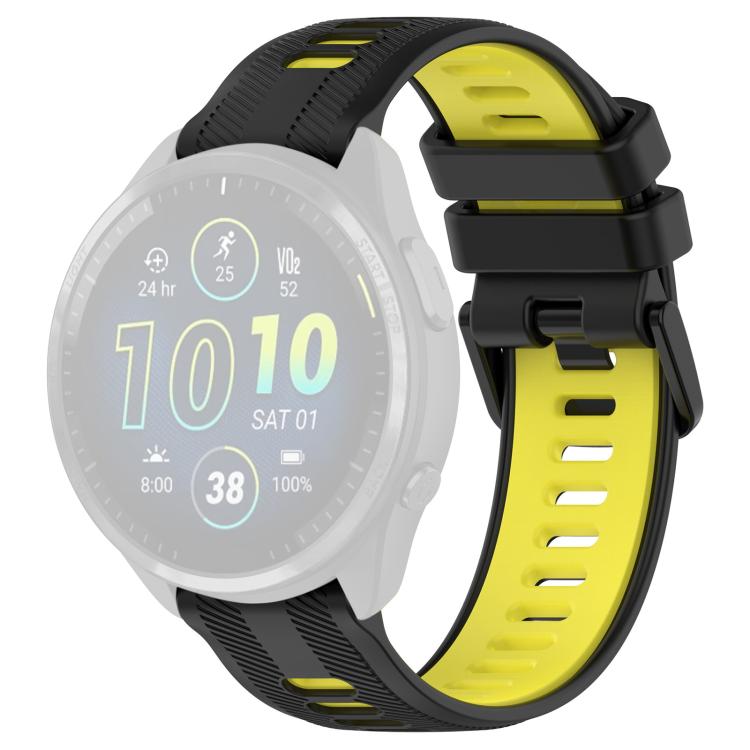 For Garmin Forerunner 965 xDfind Two Color Silicone Watch Band