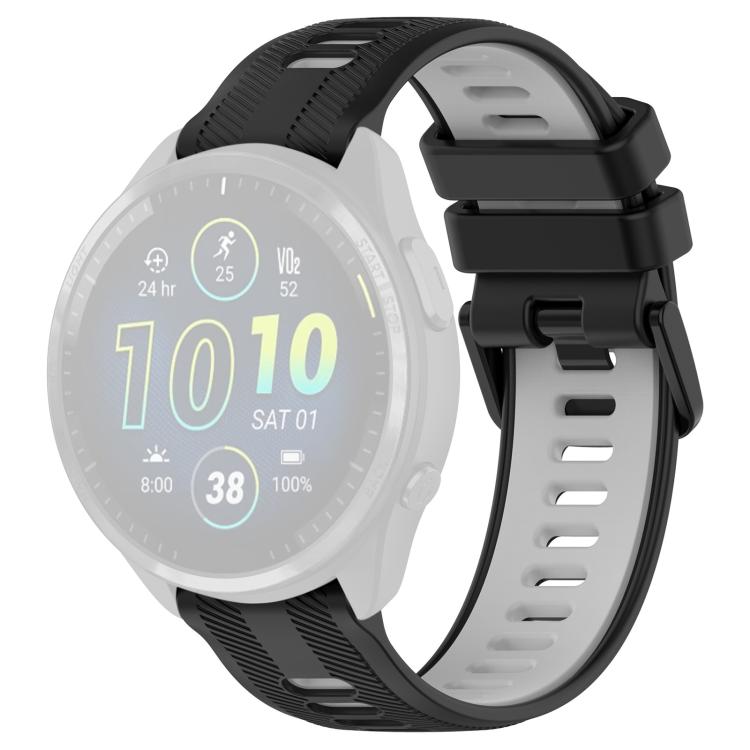 For Garmin Forerunner 965 xDfind Two Color Silicone Watch Band