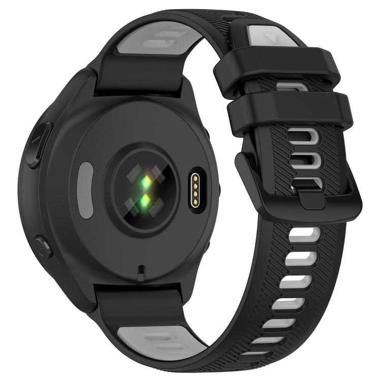 For Garmin Forerunner 965 xDfind Two Color Silicone Watch Band