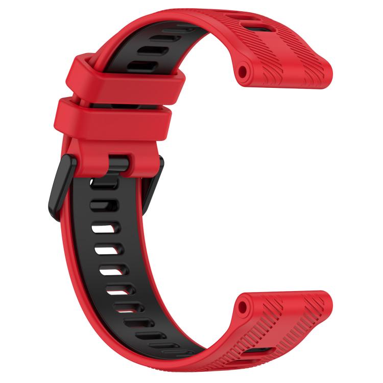 For Garmin Forerunner 965 xDfind Two Color Silicone Watch Band