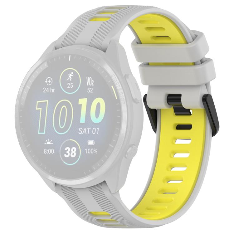 For Garmin Forerunner 965 xDfind Two Color Silicone Watch Band