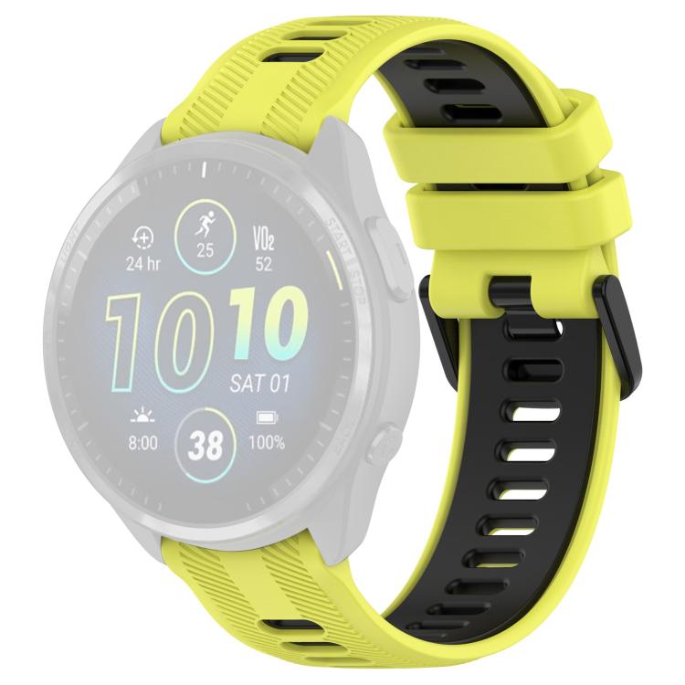 For Garmin Forerunner 965 xDfind Two Color Silicone Watch Band