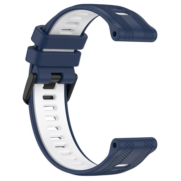 For Garmin Forerunner 965 xDfind Two Color Silicone Watch Band