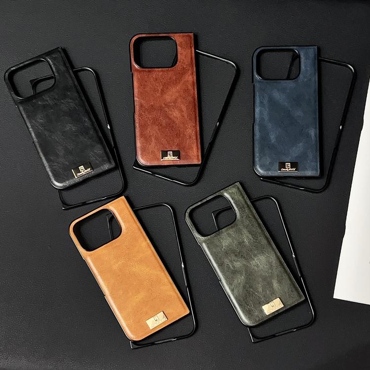 For Google Pixel 10 Pro Fold Crazy Horse Pattern Leather Phone Case