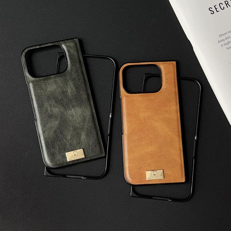 For Google Pixel 10 Pro Fold Crazy Horse Pattern Leather Phone Case