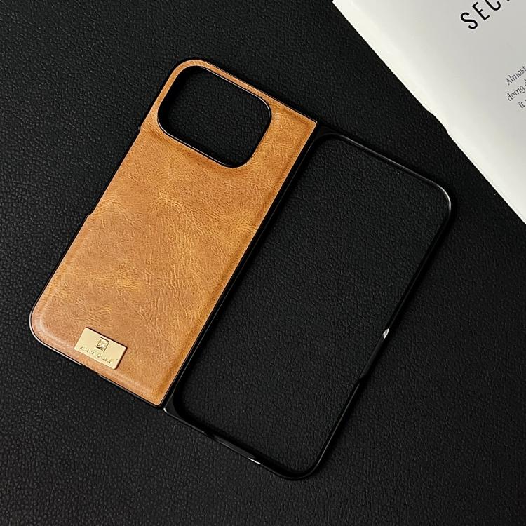 For Google Pixel 10 Pro Fold Crazy Horse Pattern Leather Phone Case