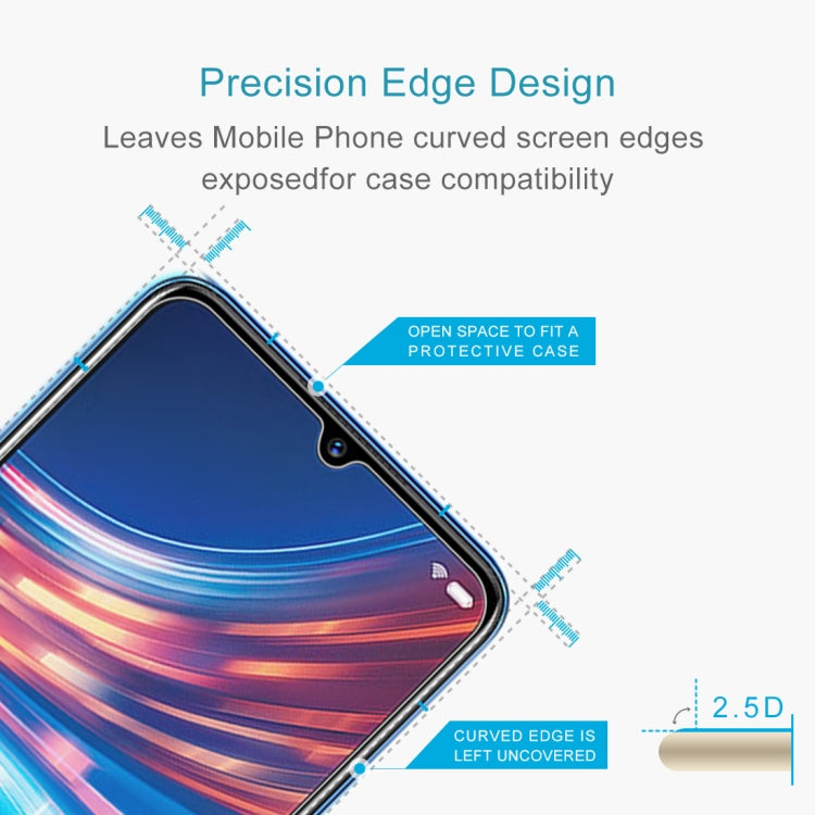 For Vivo V17 Neo 50 PCS 0.26mm 9H 2.5D Tempered Glass Film