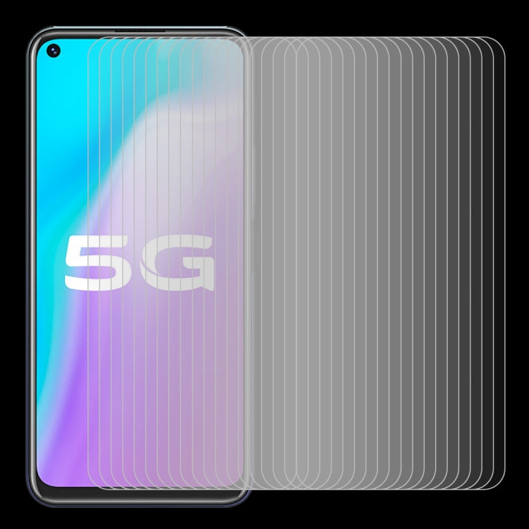 For Vivo Y70s 50 PCS 0.26mm 9H 2.5D Tempered Glass Film