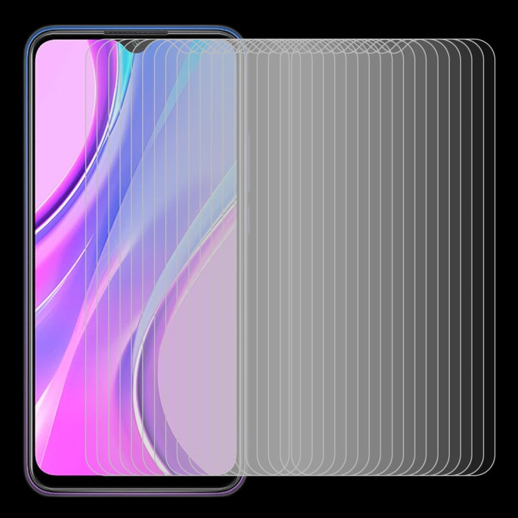 For Xiaomi Redmi 9 (India) 50 PCS 0.26mm 9H 2.5D Tempered Glass Film