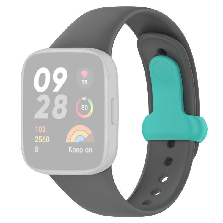 For Xiaomi Redmi Watch 3 xDfind T-buckle Silicone Watch Band