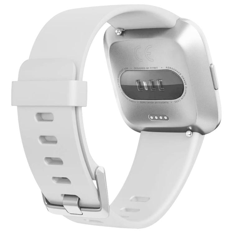 xDfind Solid Color Silicone Watch Band For Fitbit Versa 2, Size:L