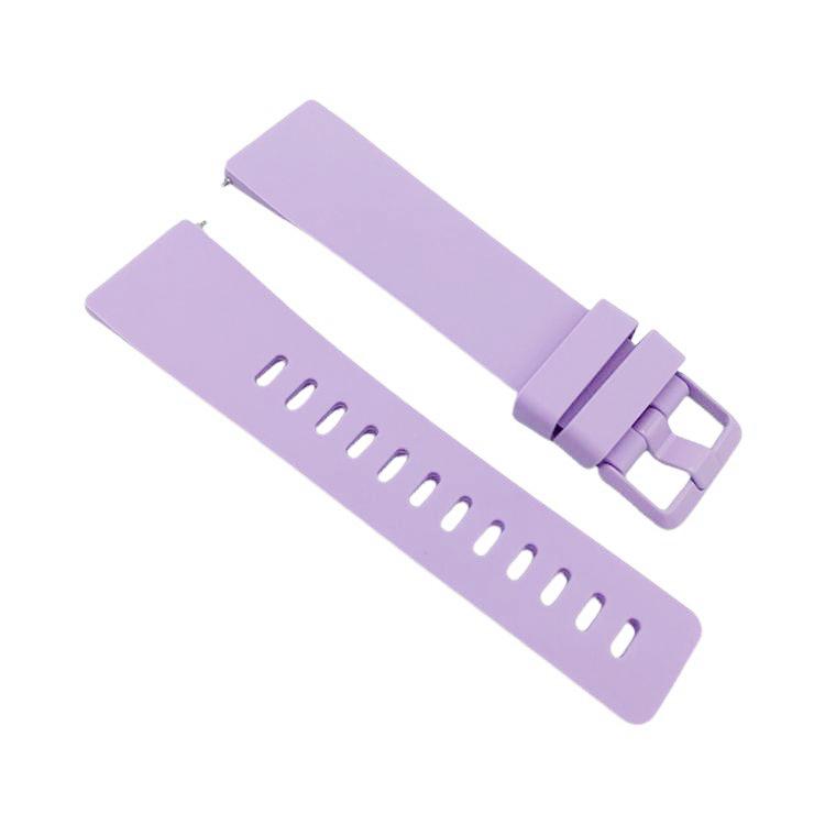 xDfind Solid Color Silicone Watch Band For Fitbit Versa 2, Size:L