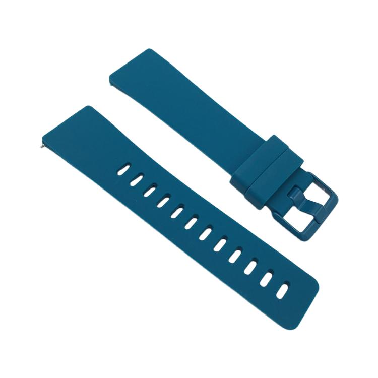 xDfind Solid Color Silicone Watch Band For Fitbit Versa 2, Size:L