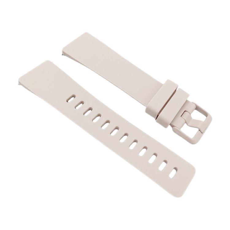 xDfind Solid Color Silicone Watch Band For Fitbit Versa 2, Size:L