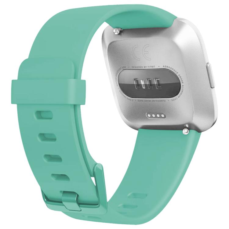 xDfind Solid Color Silicone Watch Band For Fitbit Versa 2, Size:L