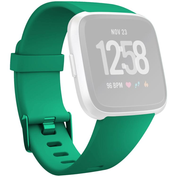 xDfind Solid Color Silicone Watch Band For Fitbit Versa 2, Size:L