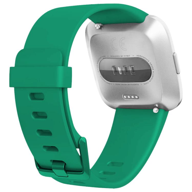 xDfind Solid Color Silicone Watch Band For Fitbit Versa 2, Size:L