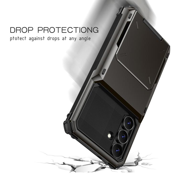 For Samsung Galaxy S25 FE 5G Scratch-Resistant Shockproof Heavy Duty Rugged Armor Phone Case