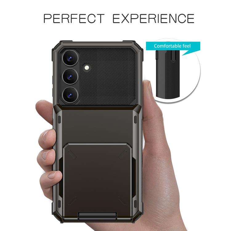 For Samsung Galaxy S25 FE 5G Scratch-Resistant Shockproof Heavy Duty Rugged Armor Phone Case