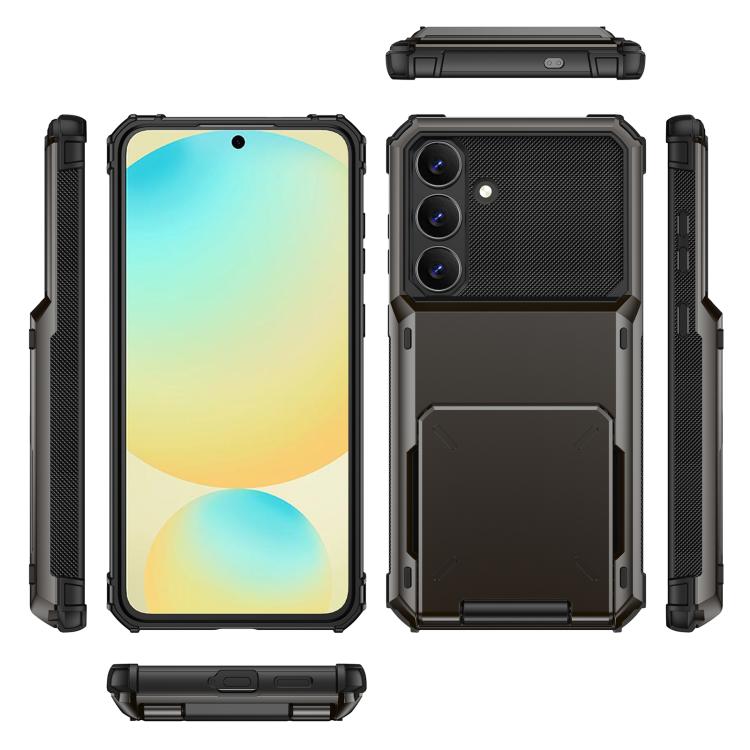 For Samsung Galaxy S25 FE 5G Scratch-Resistant Shockproof Heavy Duty Rugged Armor Phone Case