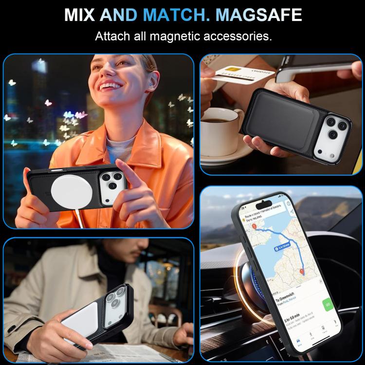 For iPhone 17 Pro Max LC.IMEEKE L6 Series MagSafe Magnetic Phone Case