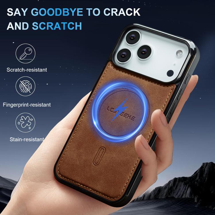 For iPhone 17 Pro Max LC.IMEEKE L6 Series MagSafe Magnetic Phone Case