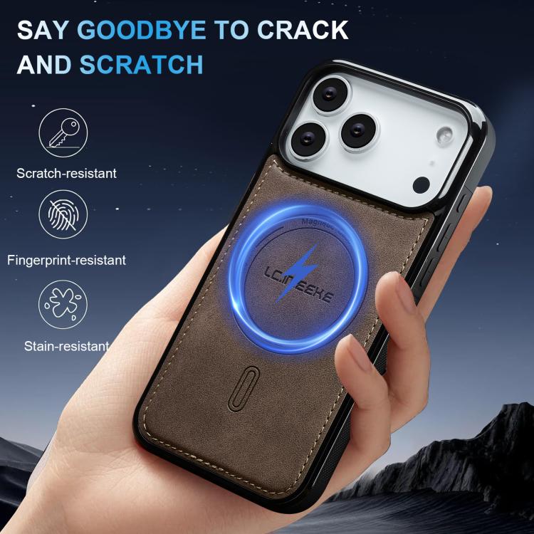 For iPhone 17 Pro Max LC.IMEEKE L6 Series MagSafe Magnetic Phone Case