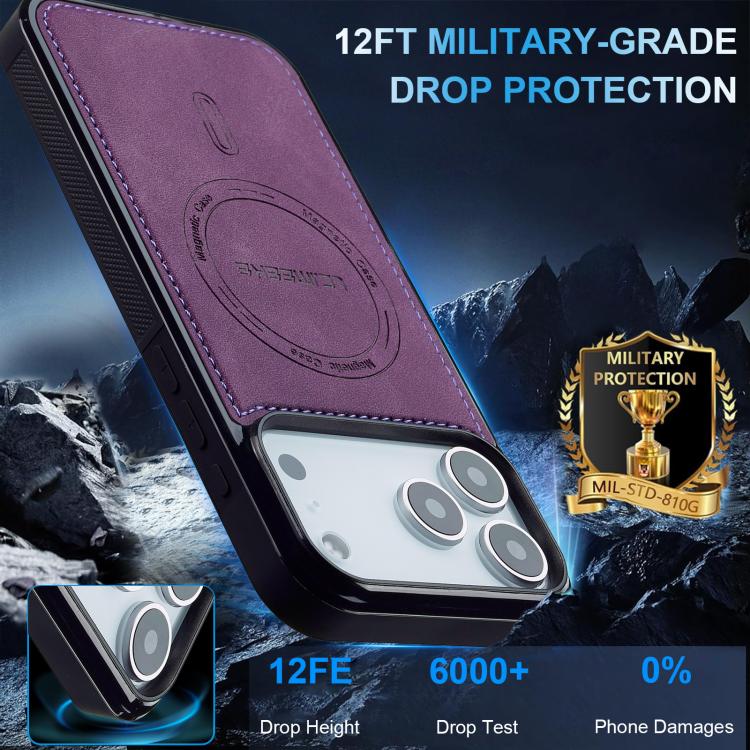 For iPhone 17 Pro LC.IMEEKE L6 Series MagSafe Magnetic Phone Case