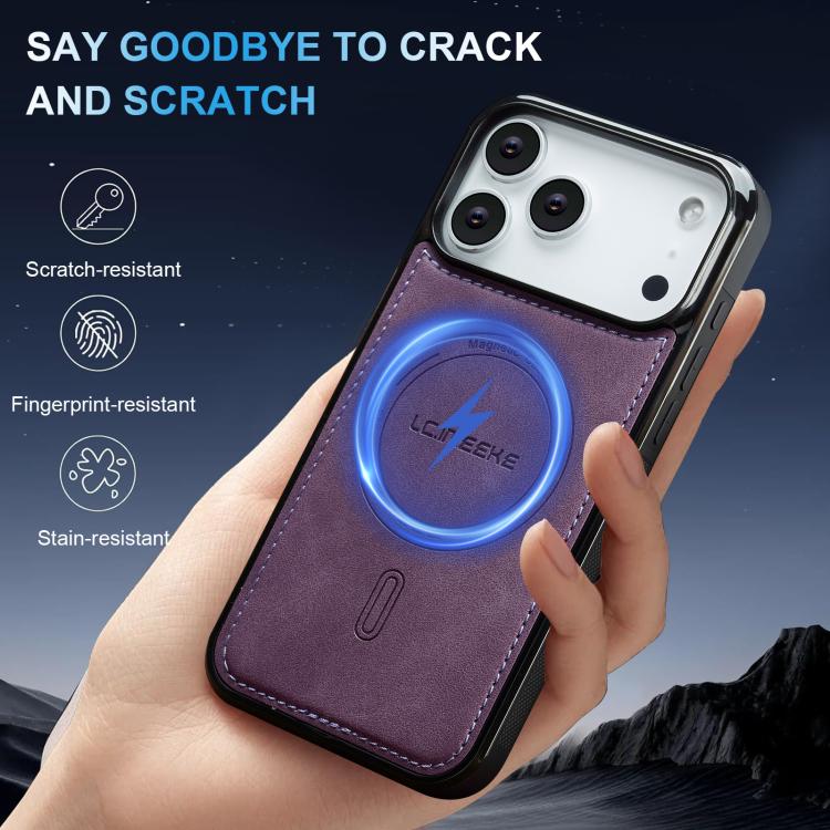 For iPhone 17 Pro LC.IMEEKE L6 Series MagSafe Magnetic Phone Case