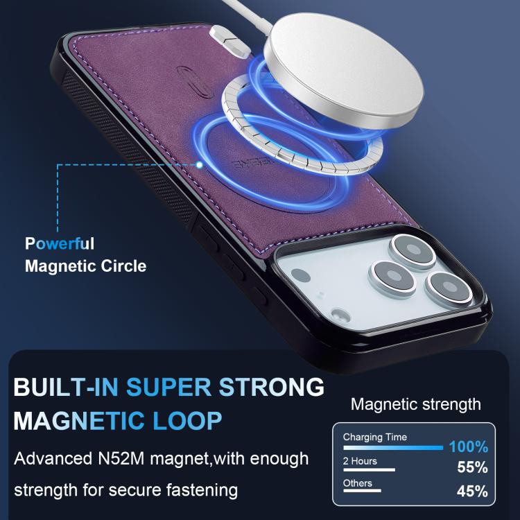 For iPhone 17 Pro LC.IMEEKE L6 Series MagSafe Magnetic Phone Case